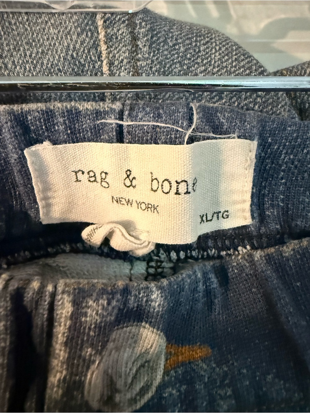 rag & bone Miramar Mid-Rise baggy faux Jeans - Faded Blue Wash - Picture 3 of 5